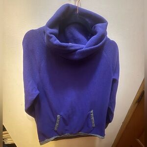 Oversized Old Navy purple cowl neck sweatshirt